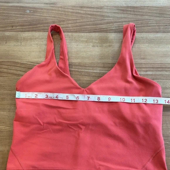 lululemon athletica coral Sports Bra Seamless Racerback - Picture 3 of 5